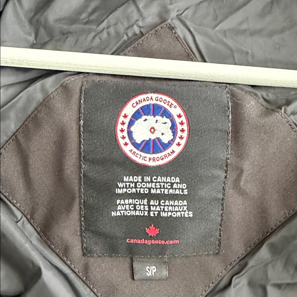 Canada Goose Lorette Parka Black Woman’s Size Small Hood Pockets - Picture 11 of 14